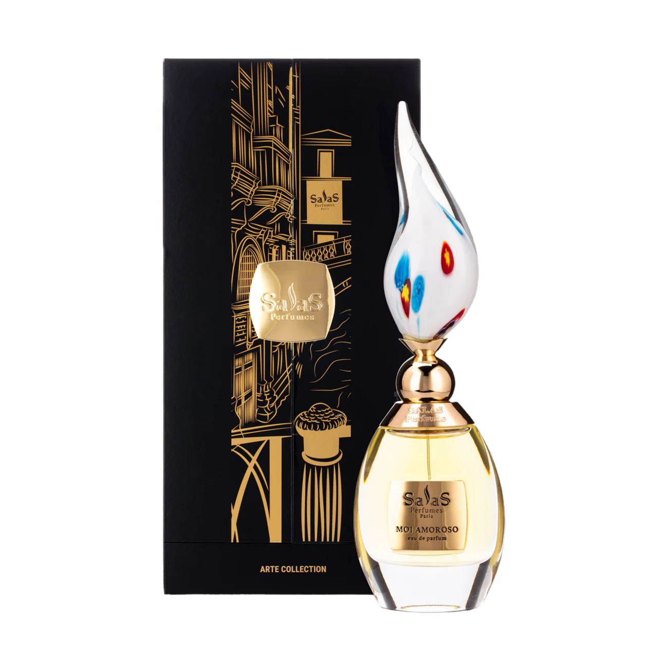 Salas perfume paris MOI AMOROSO,     eau de parfum,      arte collection 100ml