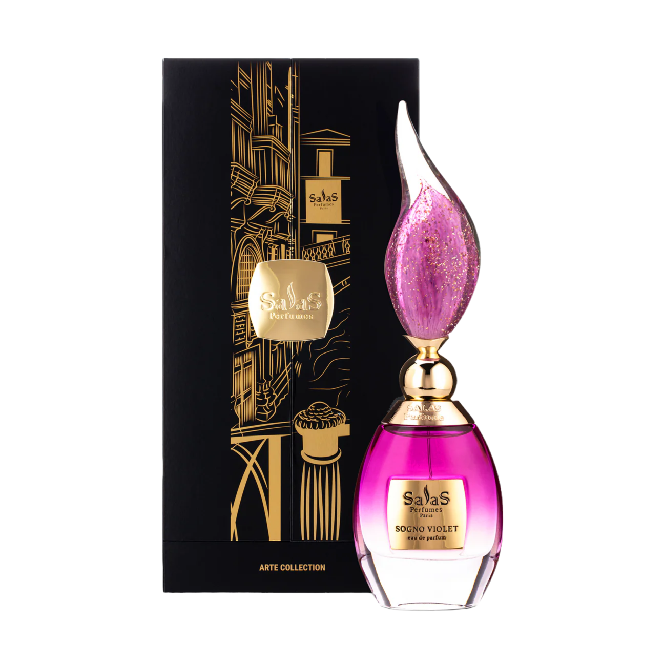 Salas perfume paris SOGNO VIOLET, eau de parfum, arte collection 100ml