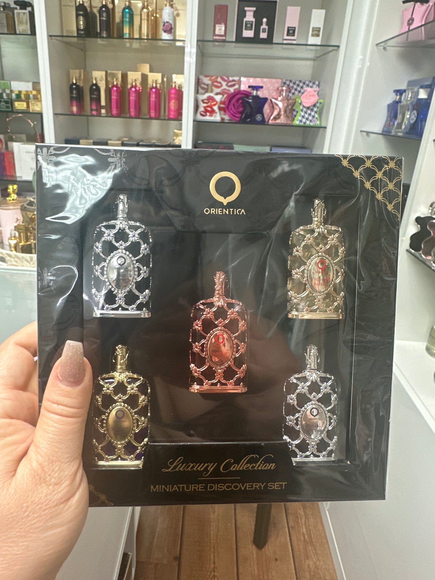 Orientica Luxury Collection Perfume for Men and Women 5 Piece Mini Discovery Gift Set