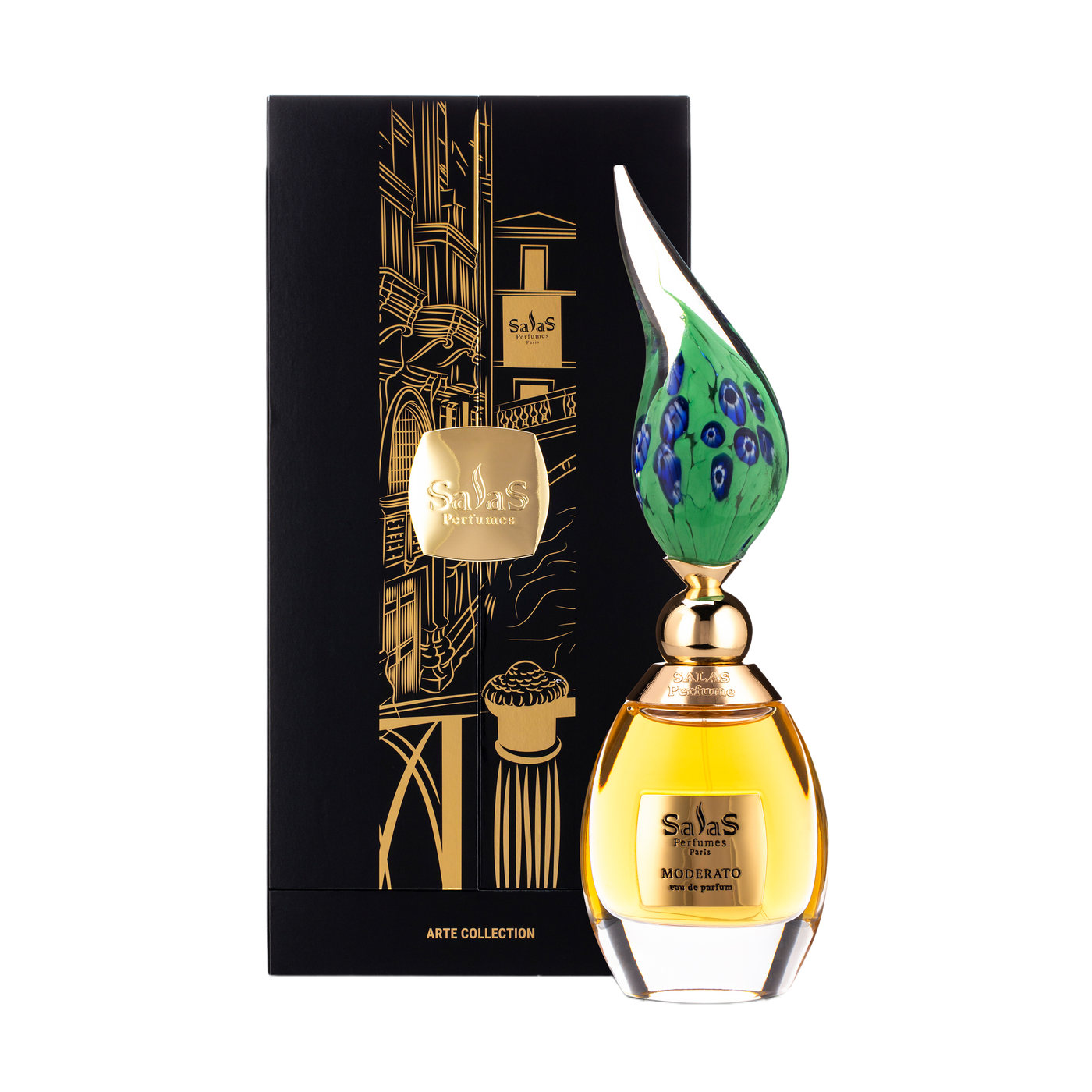Salas perfume Paris MODERATO eau de parfum , arte de collection 100ml