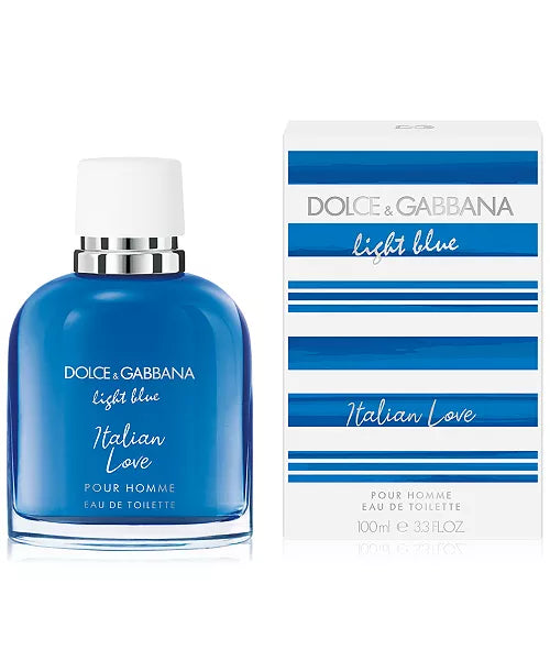 Dolce & Gabbana Men's Light Blue Italian Love Pour Homme Eau de