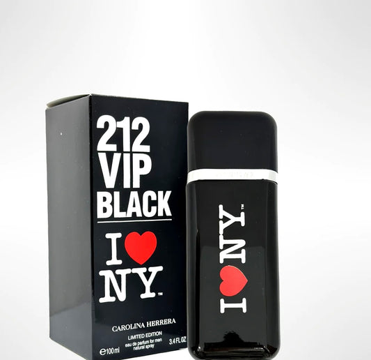 212 vip Black I love NY By Carolina Herrera Limited Edition for Men